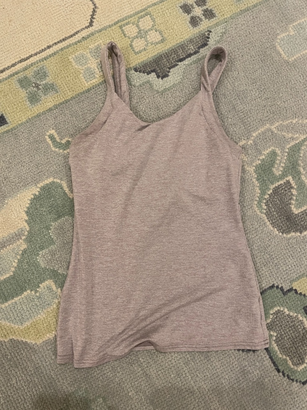 ALO Heather Purple/Grey Tank Top